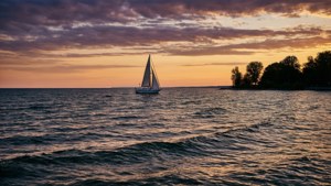 Sailboat at Sunset