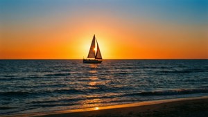 Sailboat at Sunset