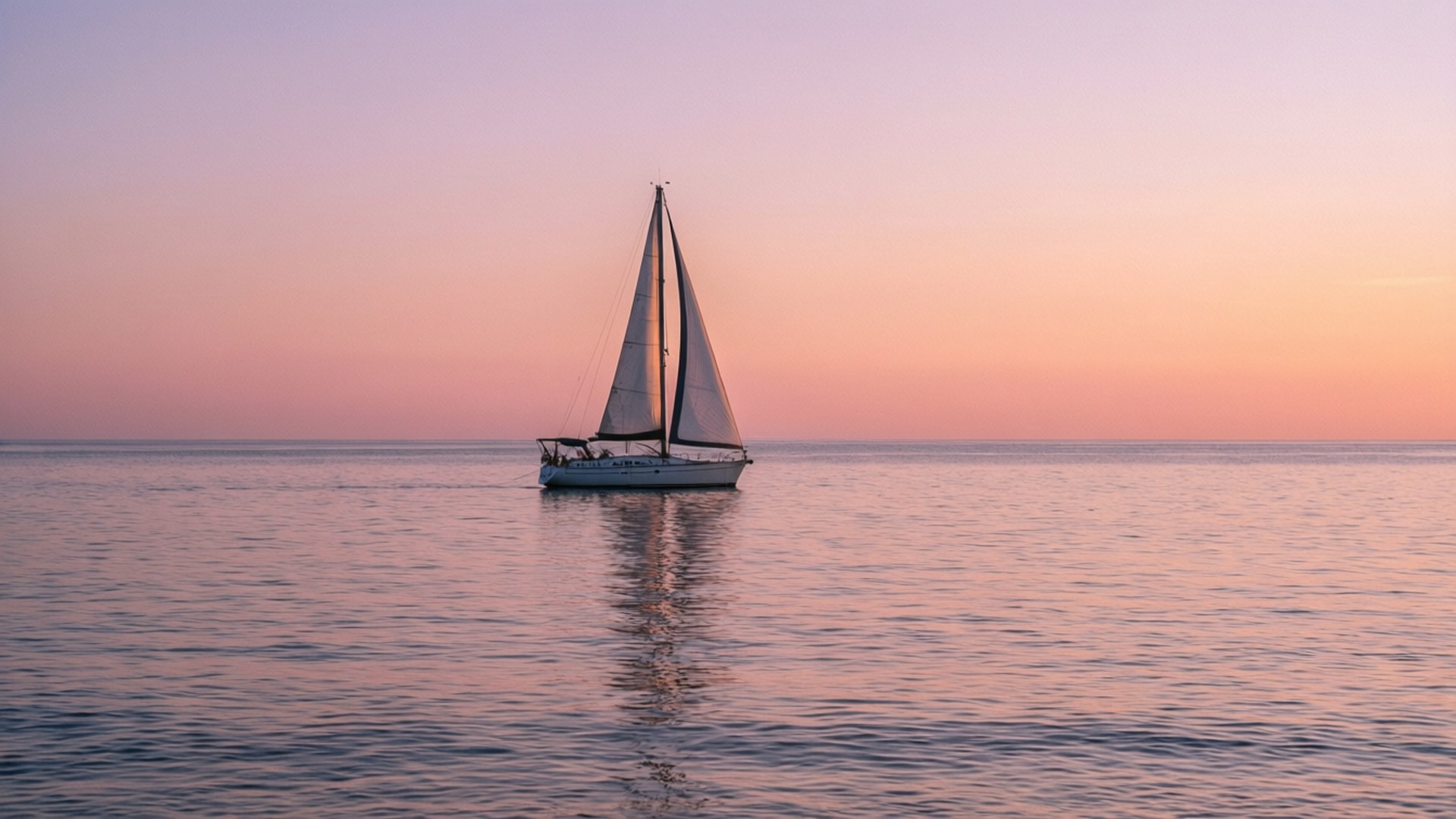 Sailboat Serenity by Wallpapers.art Studio