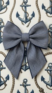 Sailor Stripe Bow