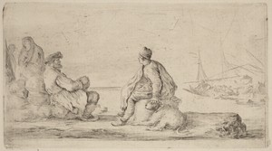 Sailors Seated on a Bank