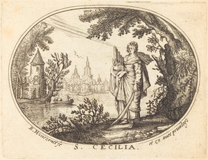 Saint Cecilia in a Landscape