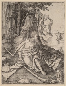 Saint Christopher at the Border of a River