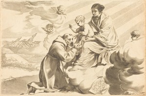 Saint Francis Adoring the Christ Child