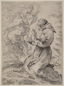Saint Francis with the Christ Child