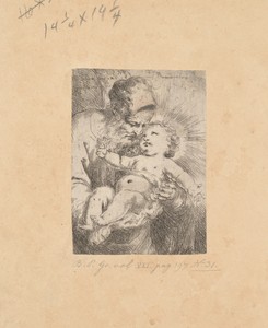 Saint Joseph in Half-Length, Holding the Christ Child