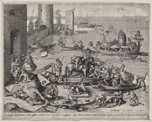 Saint Martin with His Horse on a Ship