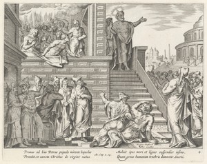 Saint Peter Speaks to the People about Christ