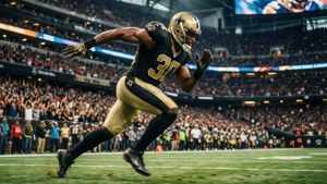 Saints Action on the Field