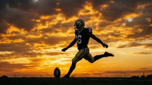 Saints Kicker Sunset