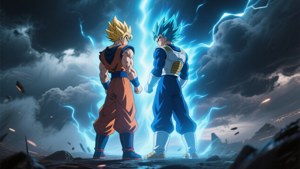 Saiyan Duo Stand Strong