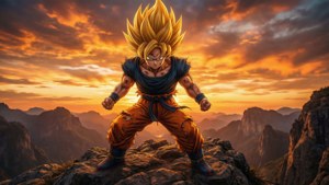 Saiyan's Sunset Vigil