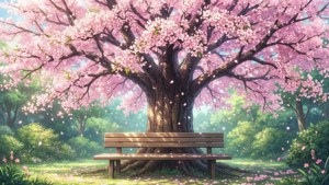 Sakura Bench Serenity