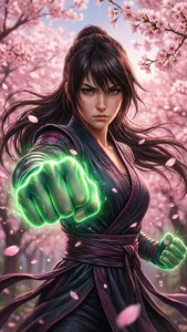 Sakura Cherry Blossom Fist