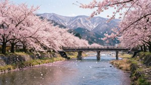 Sakura River Crossing