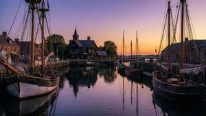 Salem Harbor Dusk