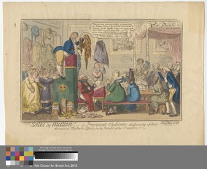 Sales by Auction! - or Provident Children Disposing of their Deceased Mother's Effects for the Benefit of the Creditors!!
