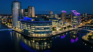 Salford Quays Night Glow