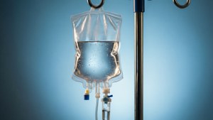 Saline Solution IV Bag