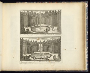 Salon de treillage en face de la Décharge du Parterre des Grenoüilles (Upper Plate)