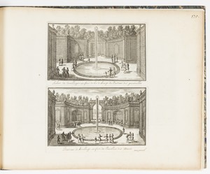 Salon de Treillage en face de la decharge du Parterre des grenoüilles