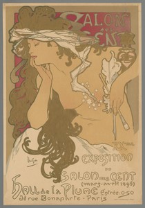 Salon des Cent,  XXme Exposition du Salon des Cent (mars-avril  1896) Hall de la Plume, 31 rue Bonaparte, Paris.
