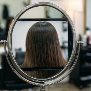 Salon Screen Reflection