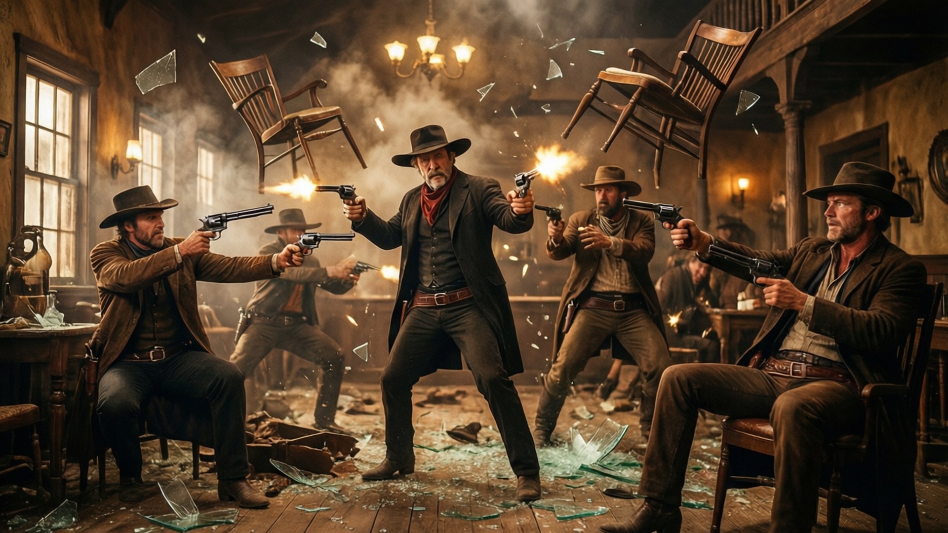 Saloon Shootout by Wallpapers.art Studio