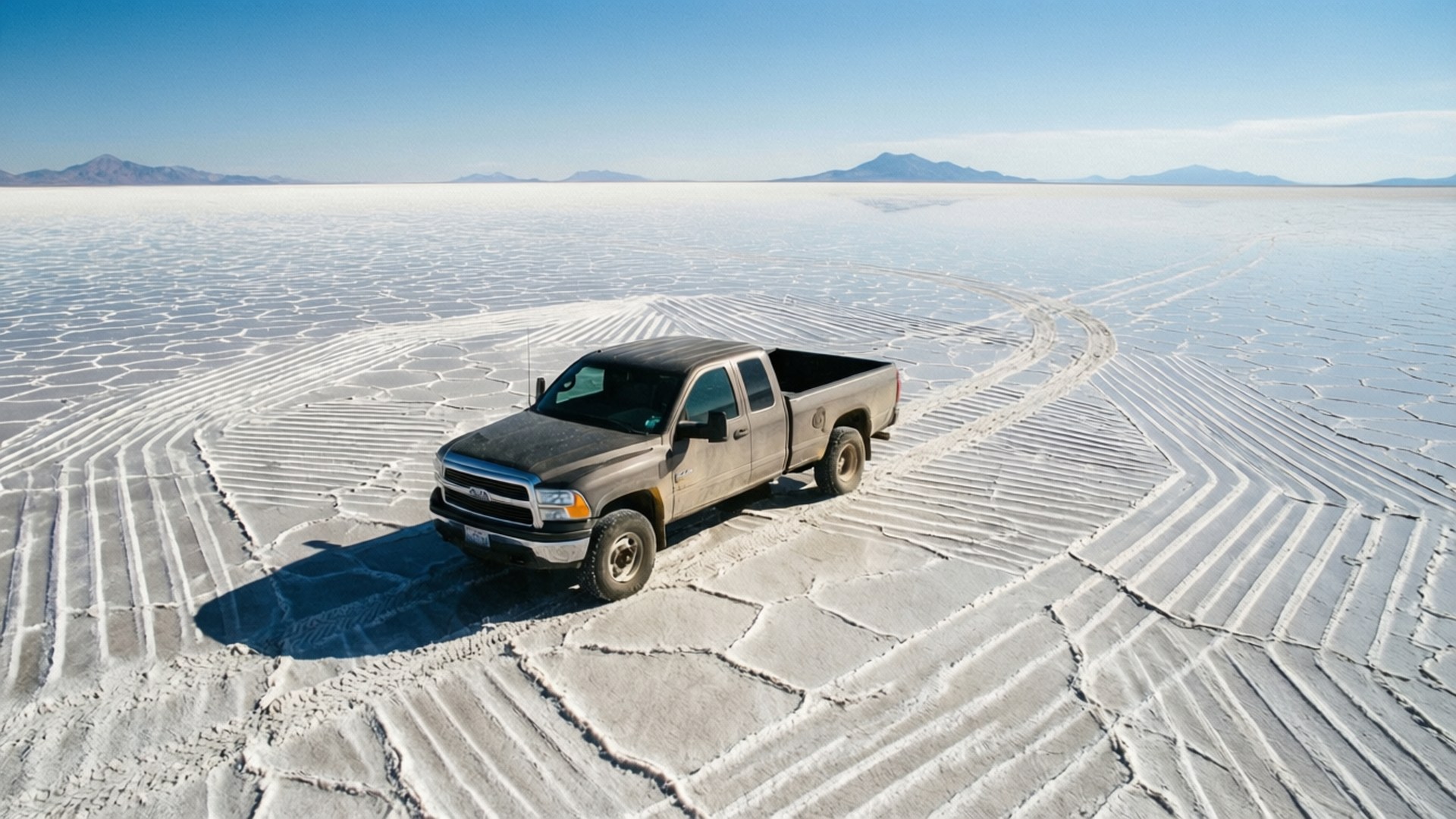 Salt Flat Geometry by Wallpapers.art Studio
