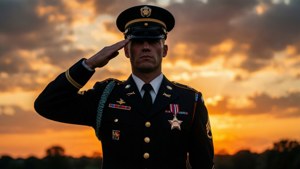 Salute at Sunset