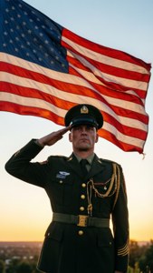 Saluting General
