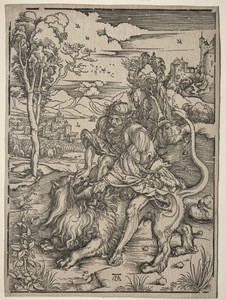 Samson Killing the Lion