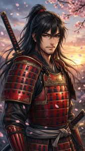 Samurai at Sunset