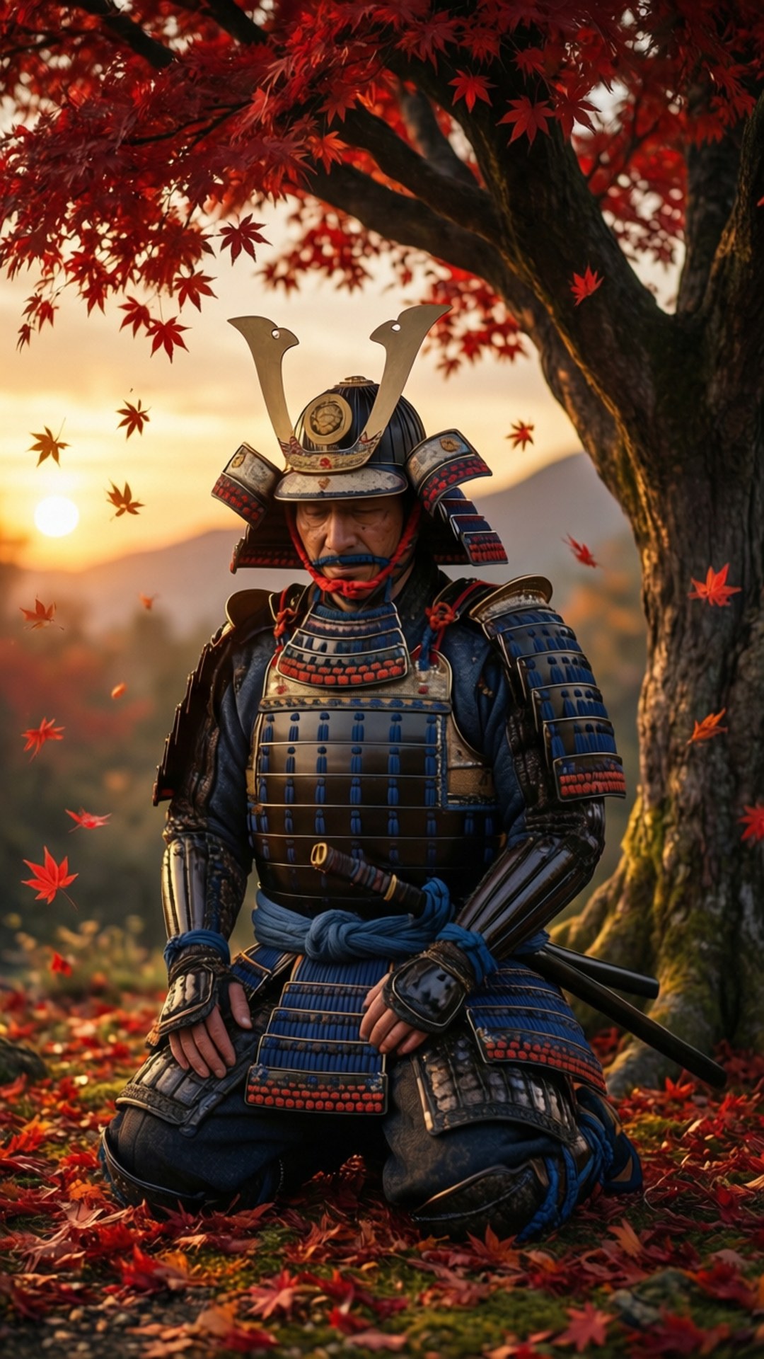 Samurai Autumn by Wallpapers.art Studio