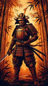 Samurai Bamboo Vector