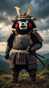 Samurai Kumamon Warrior