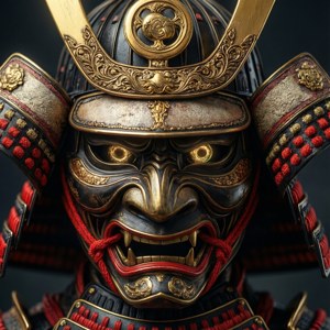 Samurai Mask Detail