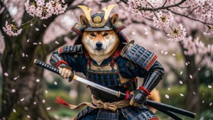 Samurai Shiba Warrior