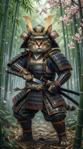 Samurai Tom in the Forest