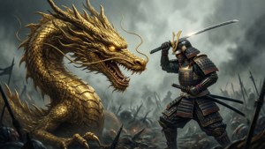 Samurai vs Dragon