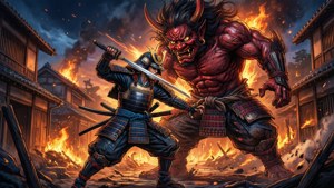 Samurai vs Oni