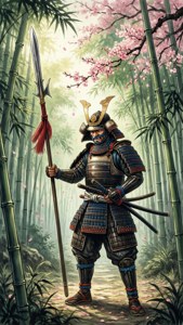 Samurai Yari Blossoms