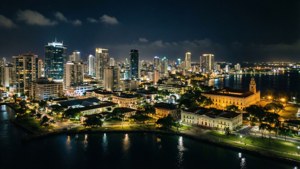 San Juan Night Skyline