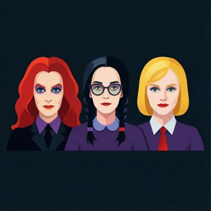 Sanderson Sisters Flat Icons