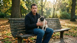 Sandler and His Pug