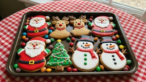 Santa and Friends Cookies
