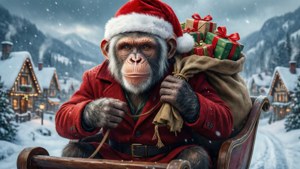 Santa Ape Claus