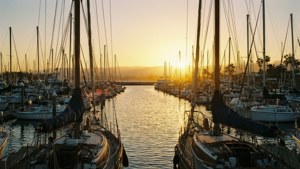 Santa Barbara Harbor Glow