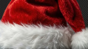 Santa Hat Texture Close-Up