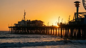 Santa Monica Pier Glow